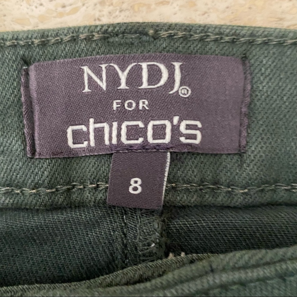 💥2 x HOST PICK💥 NYDJ for Chico’s Green Flawless Contour Skinny Ankle Jeans - Picture 5 of 16